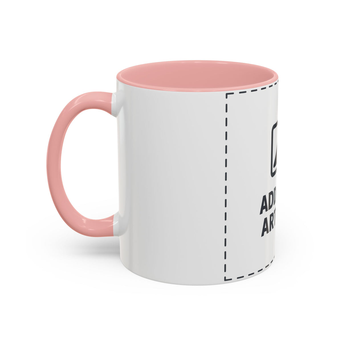 Custom Accent Coffee Mug — Personalized Photo & Text Design (11/15oz)