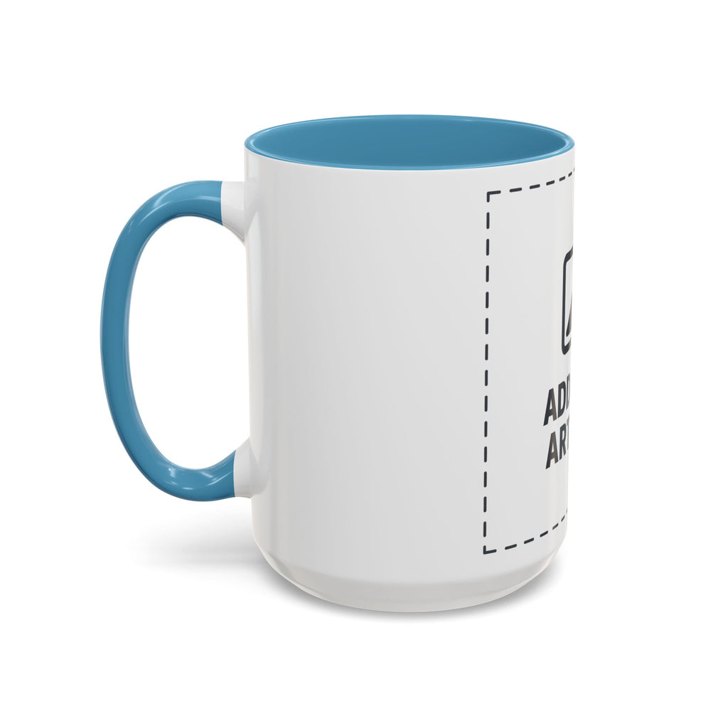 Custom Accent Coffee Mug — Personalized Photo & Text Design (11/15oz)
