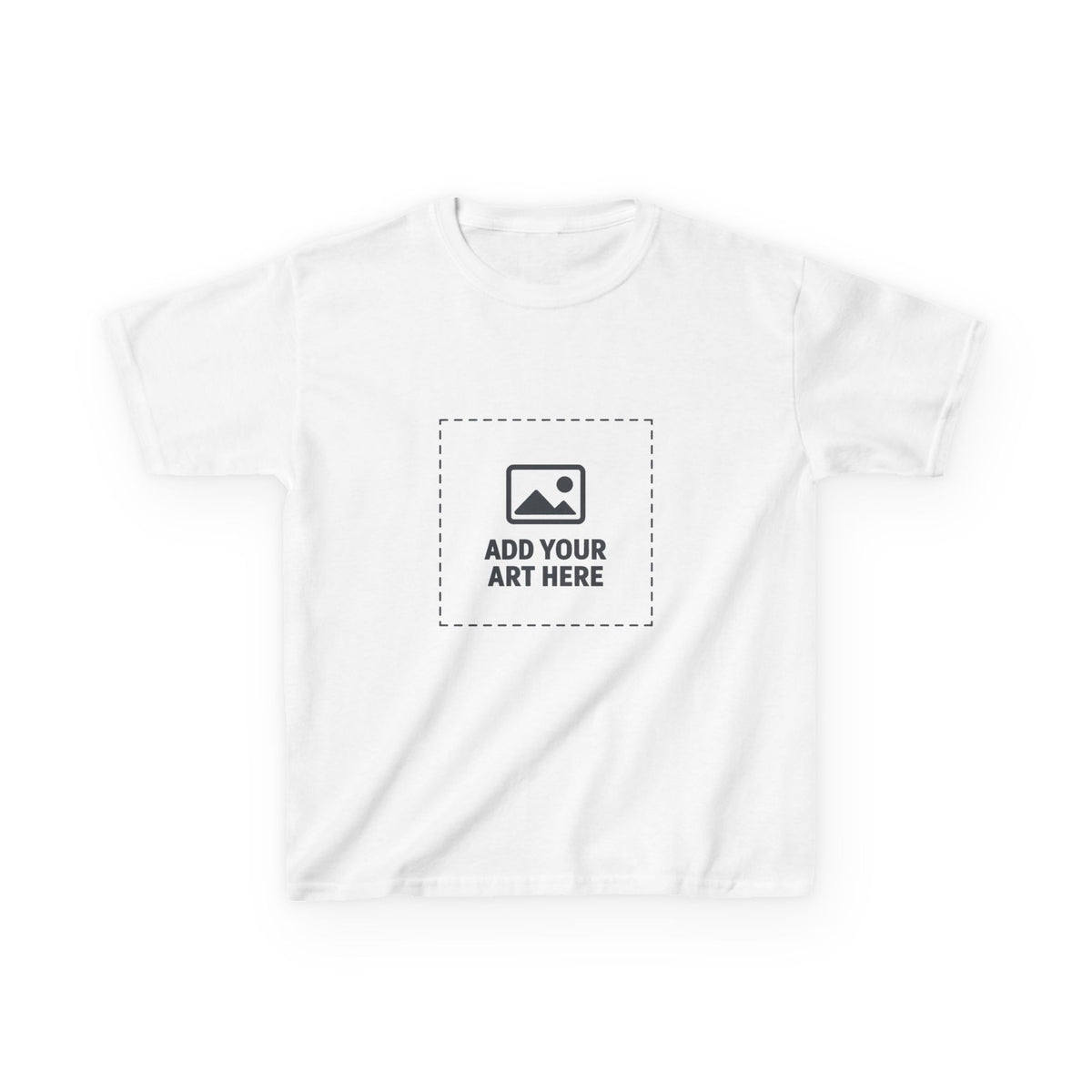 Kids Graphic Tee — Customizable Add Your Art Here Design