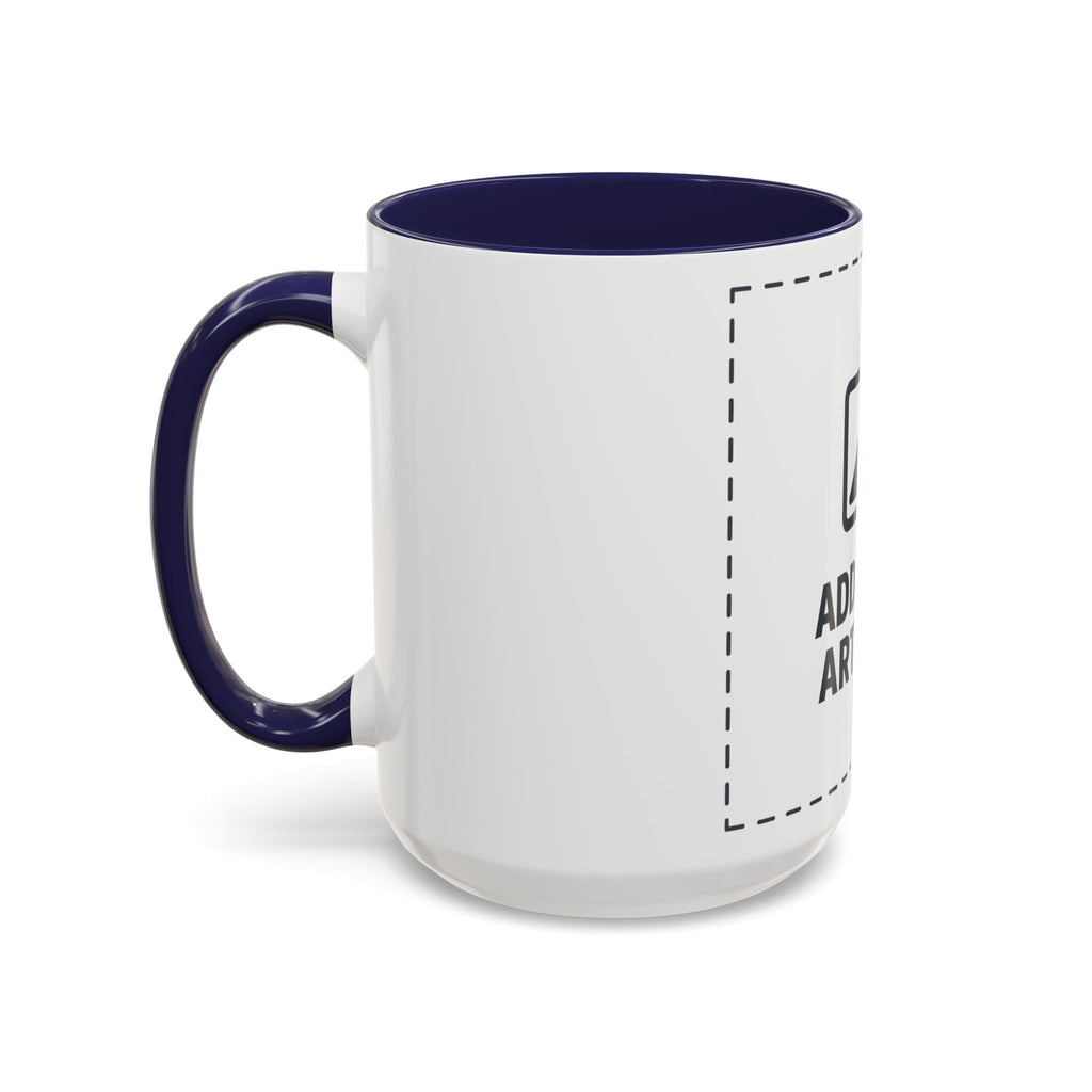 Custom Accent Coffee Mug — Personalized Photo & Text Design (11/15oz)