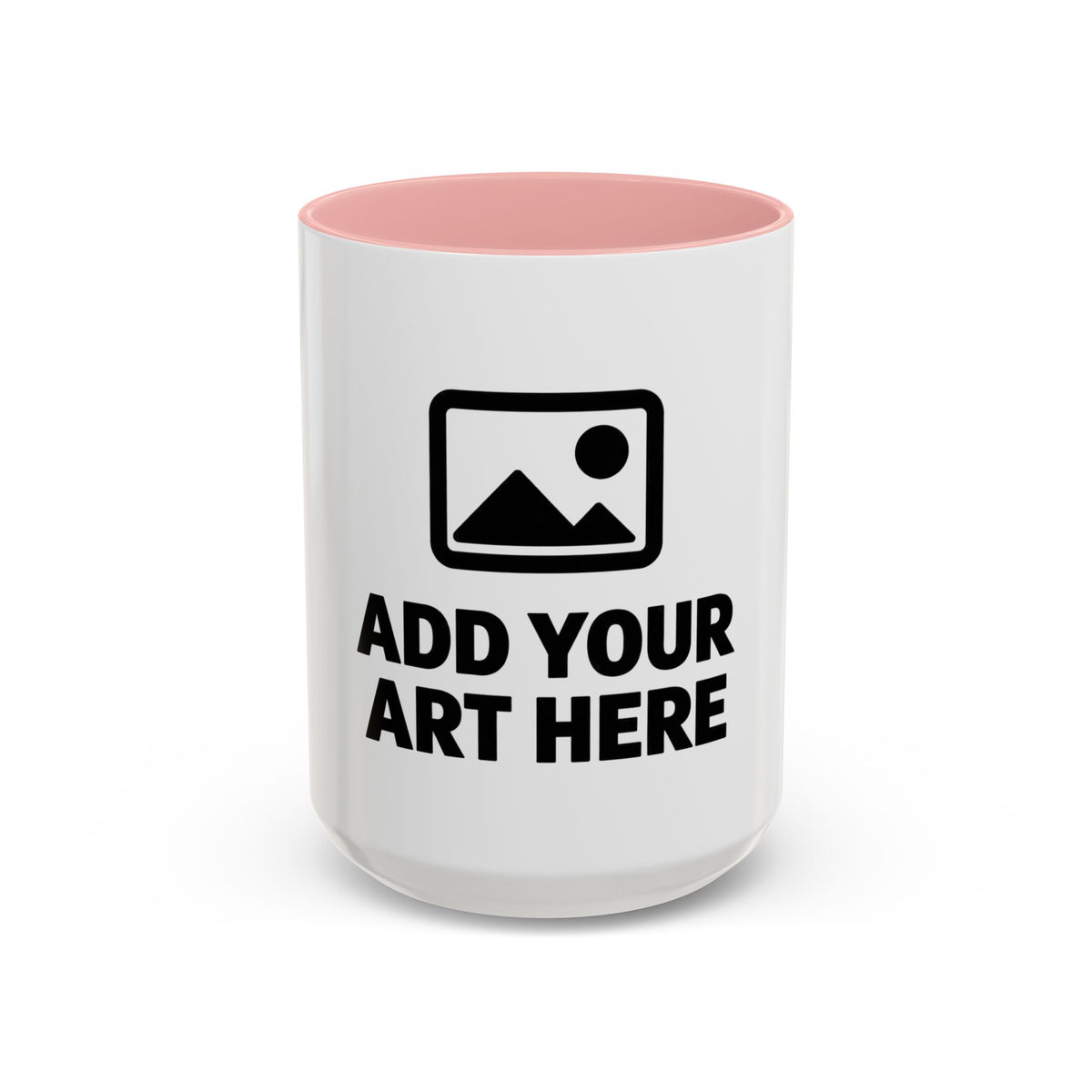 Custom Accent Coffee Mug — Personalized Photo & Text Design (11/15oz)