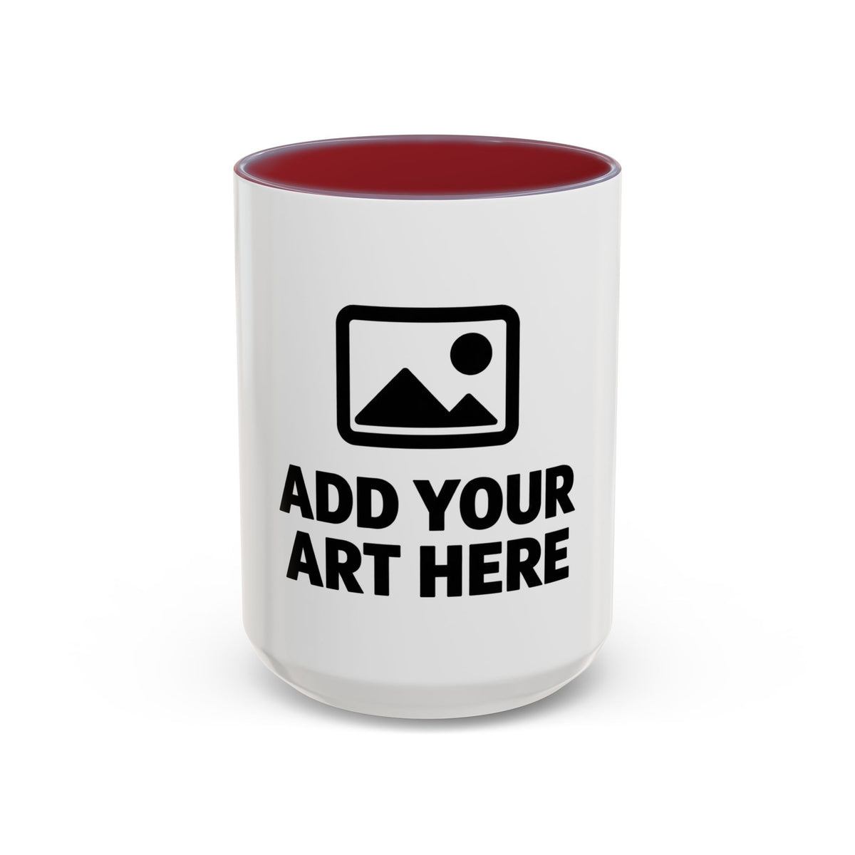 Custom Accent Coffee Mug — Personalized Photo & Text Design (11/15oz)