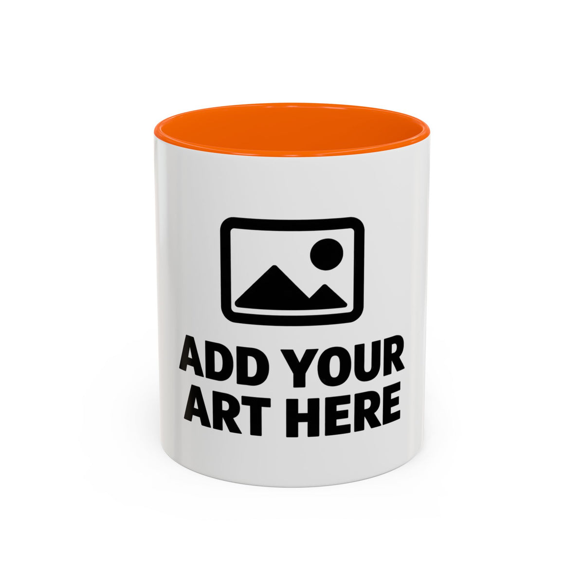 Custom Accent Coffee Mug — Personalized Photo & Text Design (11/15oz)