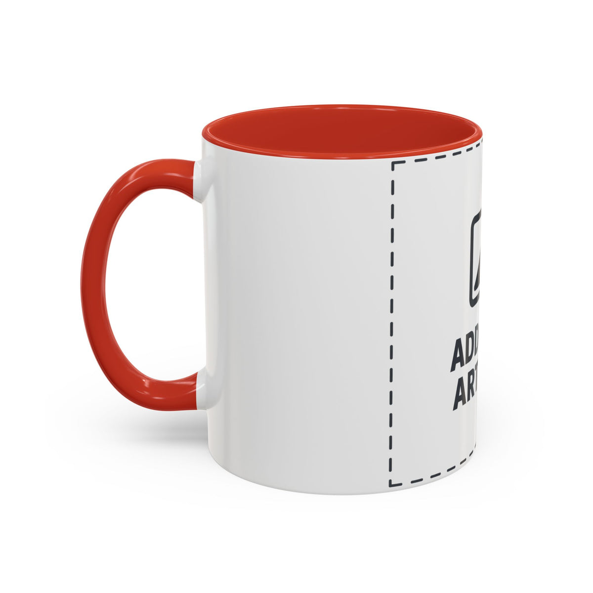 Custom Accent Coffee Mug — Personalized Photo & Text Design (11/15oz)