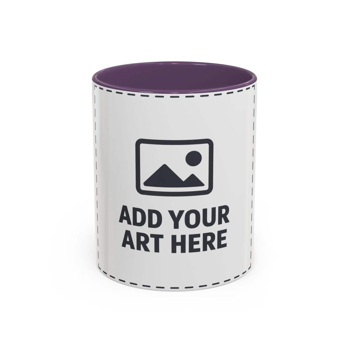Custom Accent Coffee Mug — Personalized Photo & Text Design (11/15oz)