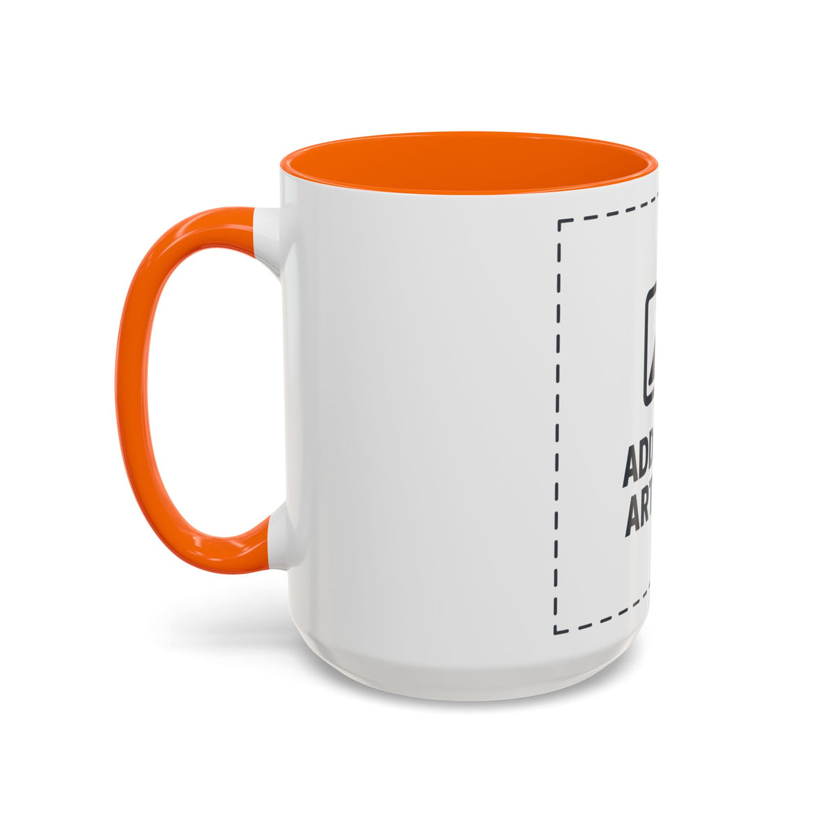 Custom Accent Coffee Mug — Personalized Photo & Text Design (11/15oz)