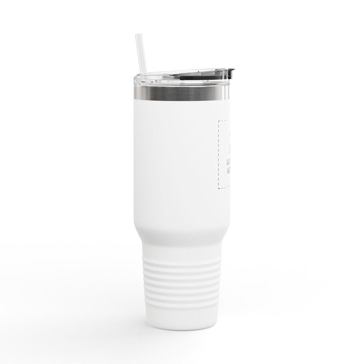 40oz Insulated Travel Mug with Handle — Customizable Double-Wall Tumbler
