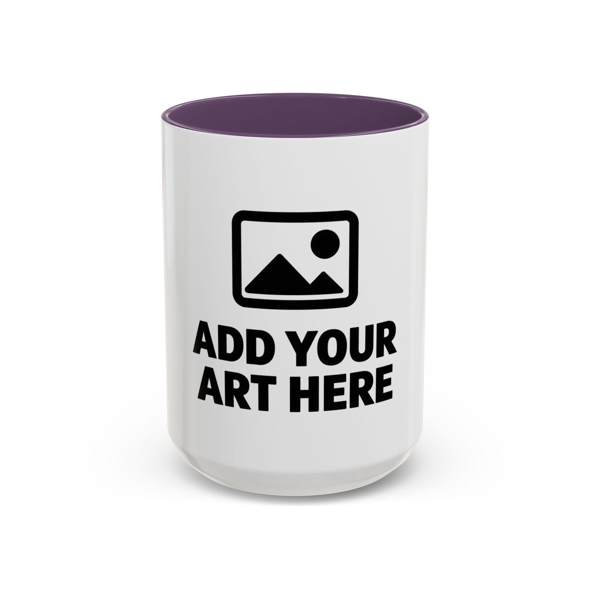Custom Accent Coffee Mug — Personalized Photo & Text Design (11/15oz)