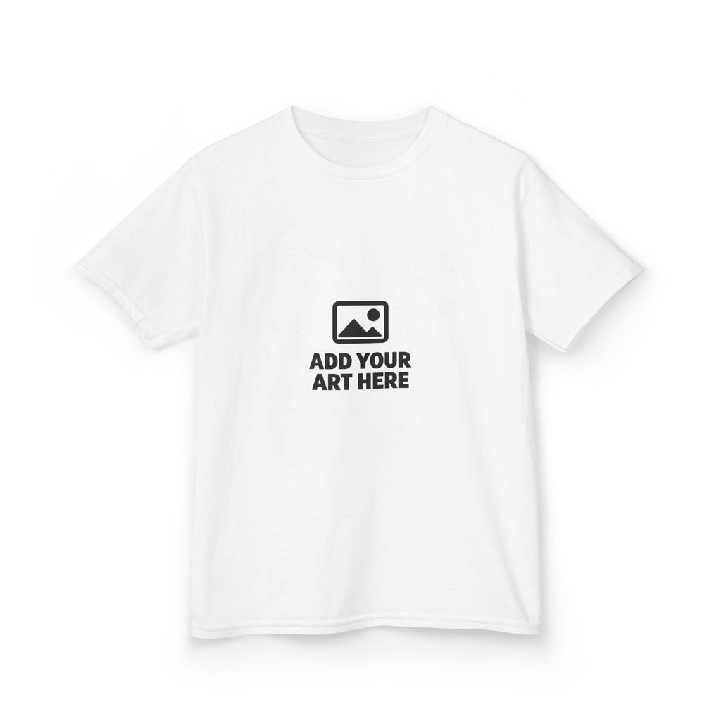 Kids Tee — Customizable Add Your Art Here Youth T‑Shirt