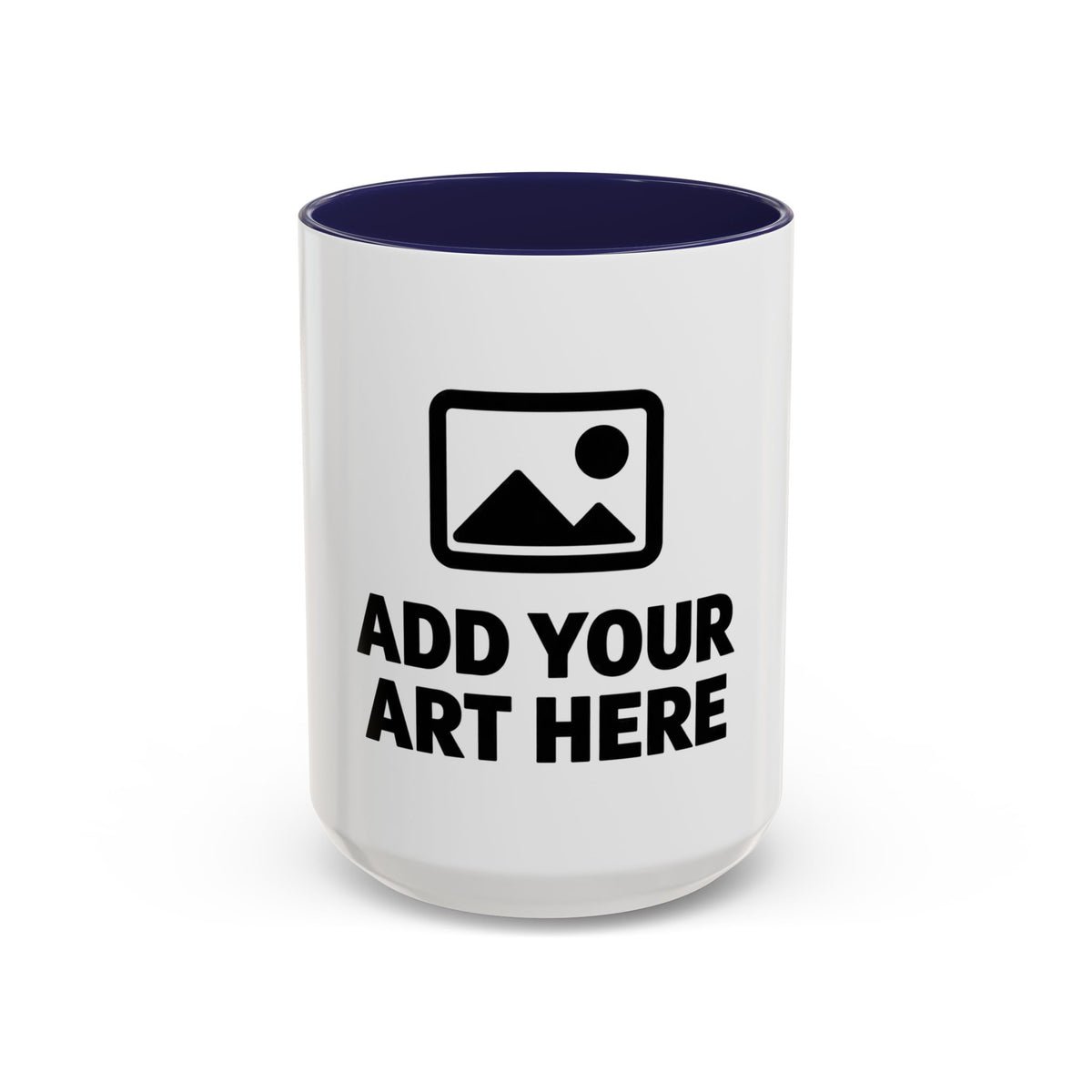 Custom Accent Coffee Mug — Personalized Photo & Text Design (11/15oz)