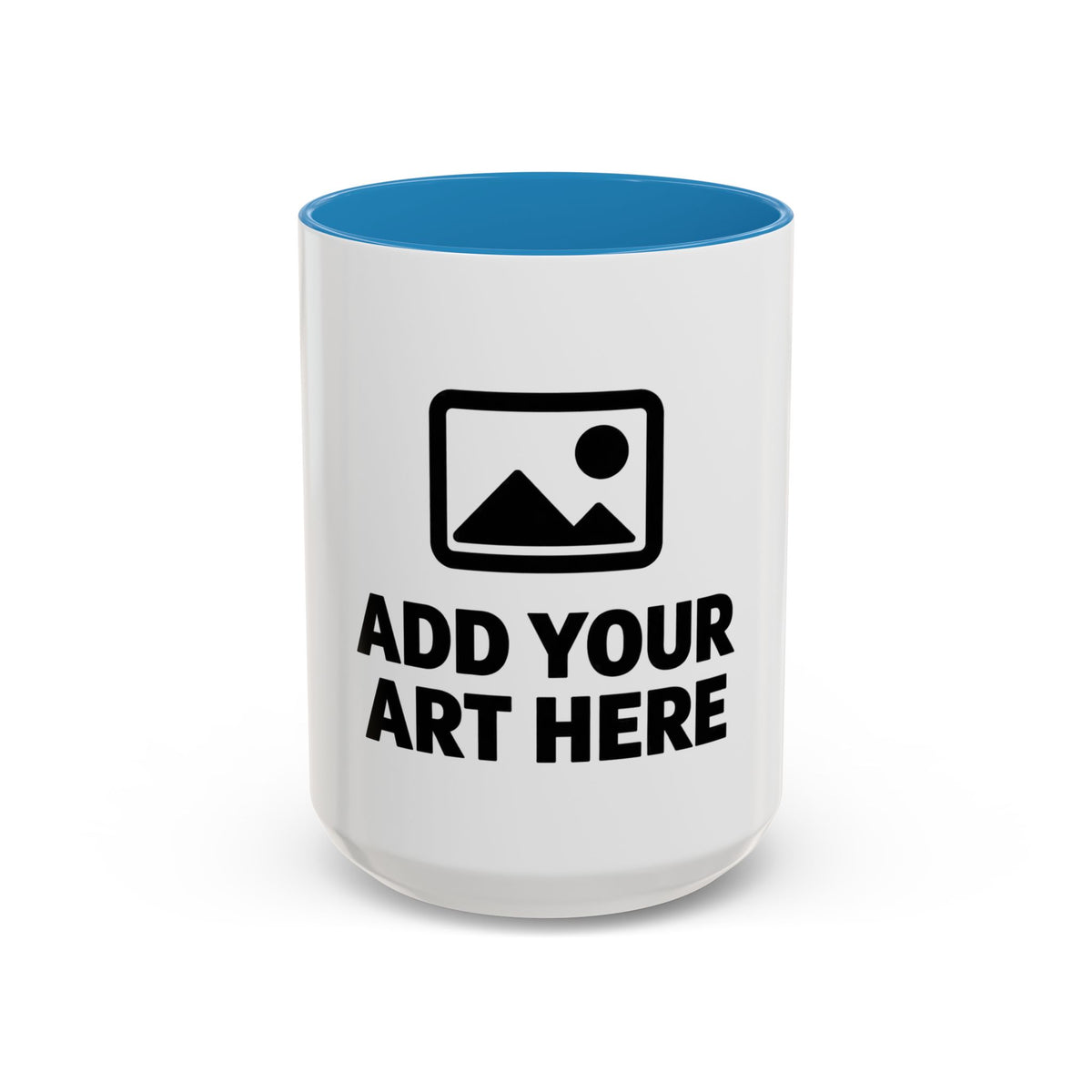 Custom Accent Coffee Mug — Personalized Photo & Text Design (11/15oz)