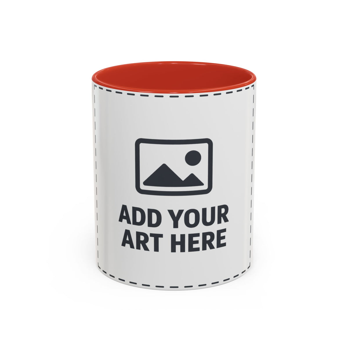 Custom Accent Coffee Mug — Personalized Photo & Text Design (11/15oz)
