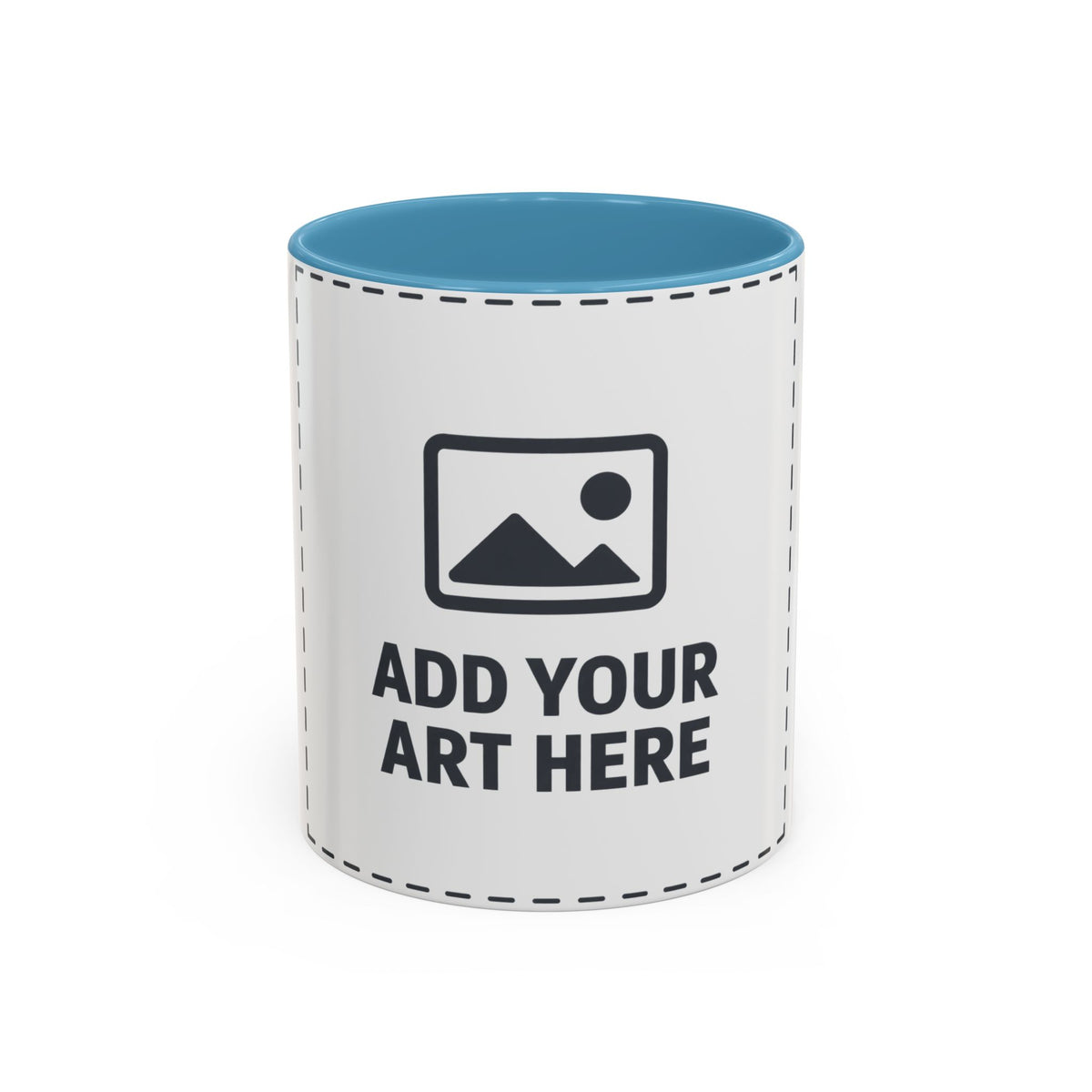 Custom Accent Coffee Mug — Personalized Photo & Text Design (11/15oz)