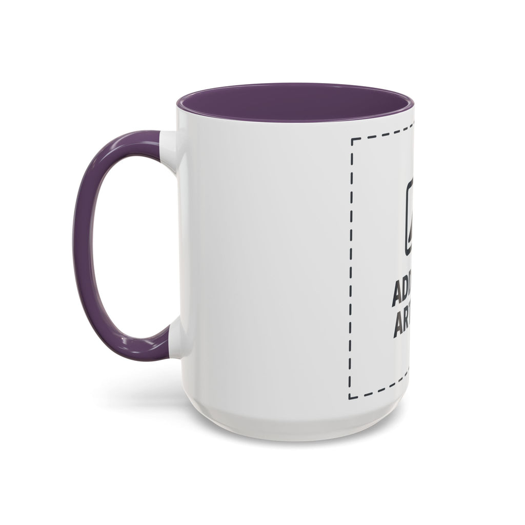 Custom Accent Coffee Mug — Personalized Photo & Text Design (11/15oz)