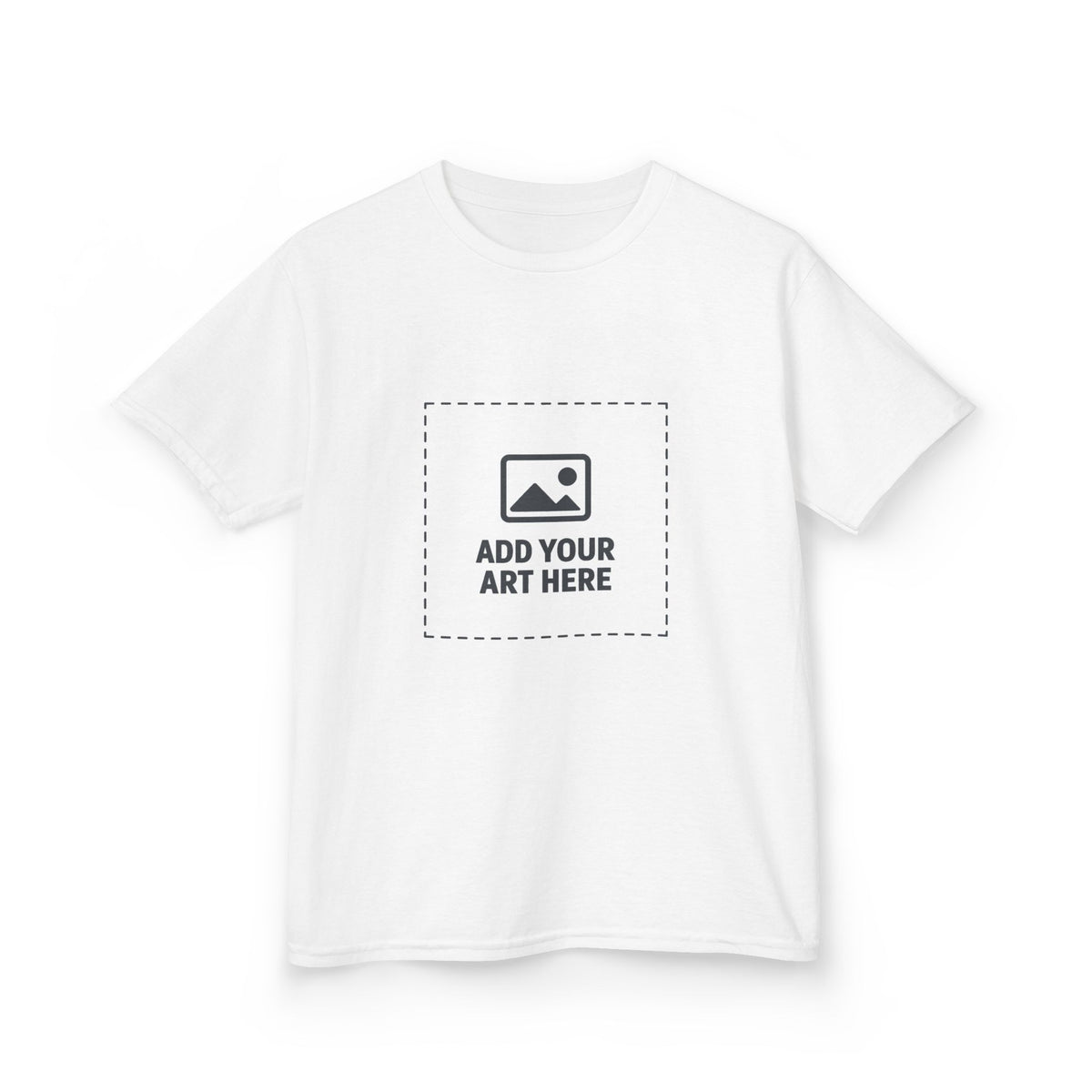 Kids Graphic Tee — Customizable Add Your Art Here Design