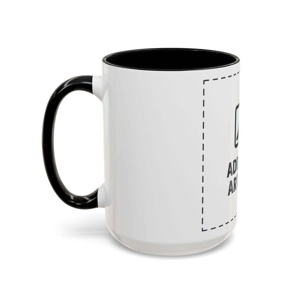 Custom Accent Coffee Mug — Personalized Photo & Text Design (11/15oz)