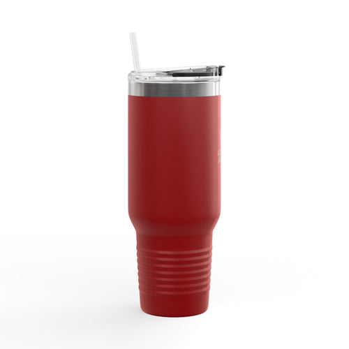 40oz Insulated Travel Mug with Handle — Customizable Double-Wall Tumbler