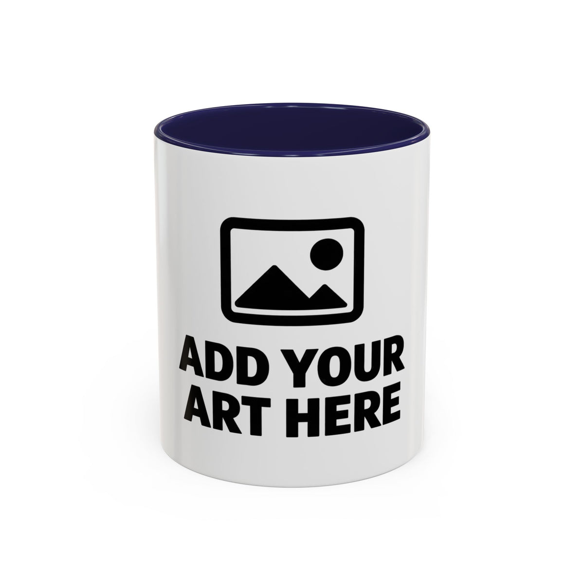 Custom Accent Coffee Mug — Personalized Photo & Text Design (11/15oz)