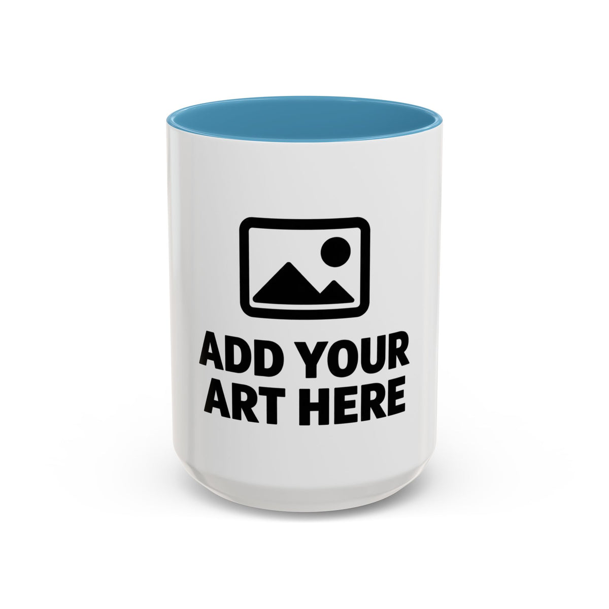 Custom Accent Coffee Mug — Personalized Photo & Text Design (11/15oz)