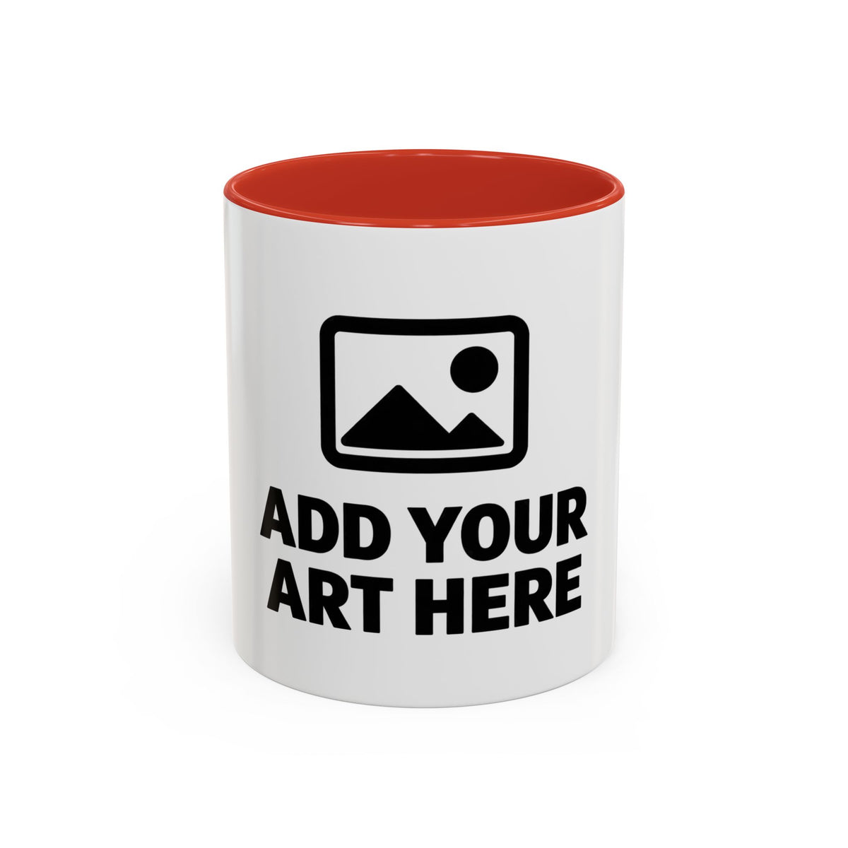 Custom Accent Coffee Mug — Personalized Photo & Text Design (11/15oz)
