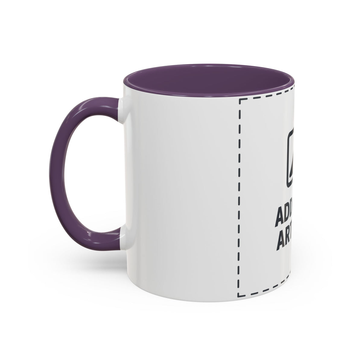 Custom Accent Coffee Mug — Personalized Photo & Text Design (11/15oz)