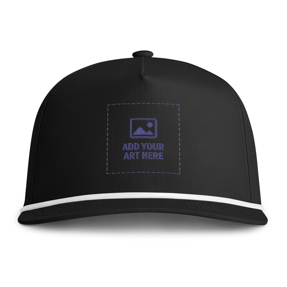 Sunwashed Rope Cap – Custom Patch Embroidered Baseball Hat