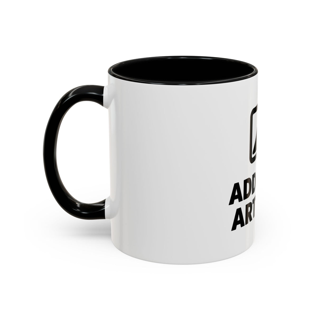 Custom Accent Coffee Mug — Personalized Photo & Text Design (11/15oz)
