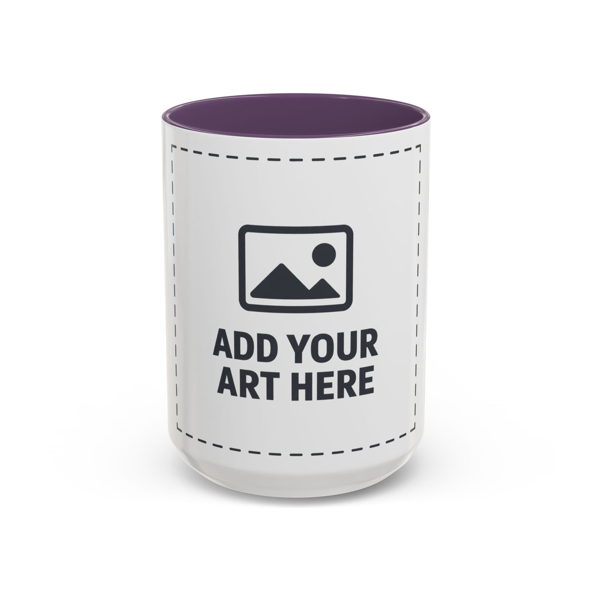 Custom Accent Coffee Mug — Personalized Photo & Text Design (11/15oz)