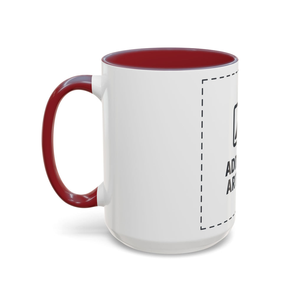Custom Accent Coffee Mug — Personalized Photo & Text Design (11/15oz)
