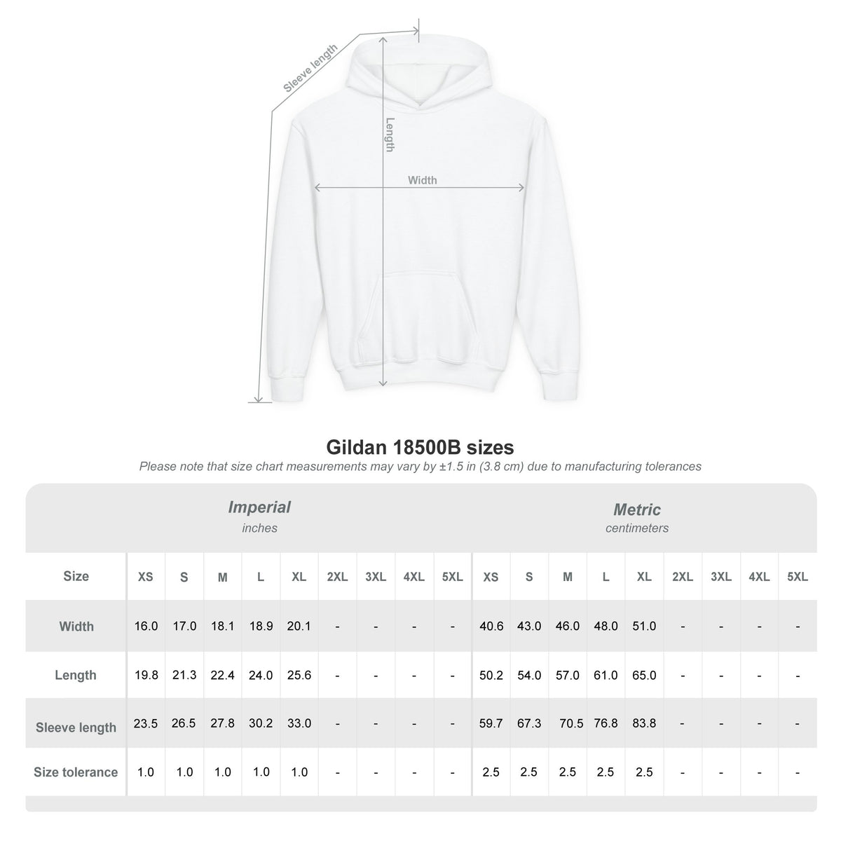 Youth Customizable Hoodie - Add Your Art Here Print
