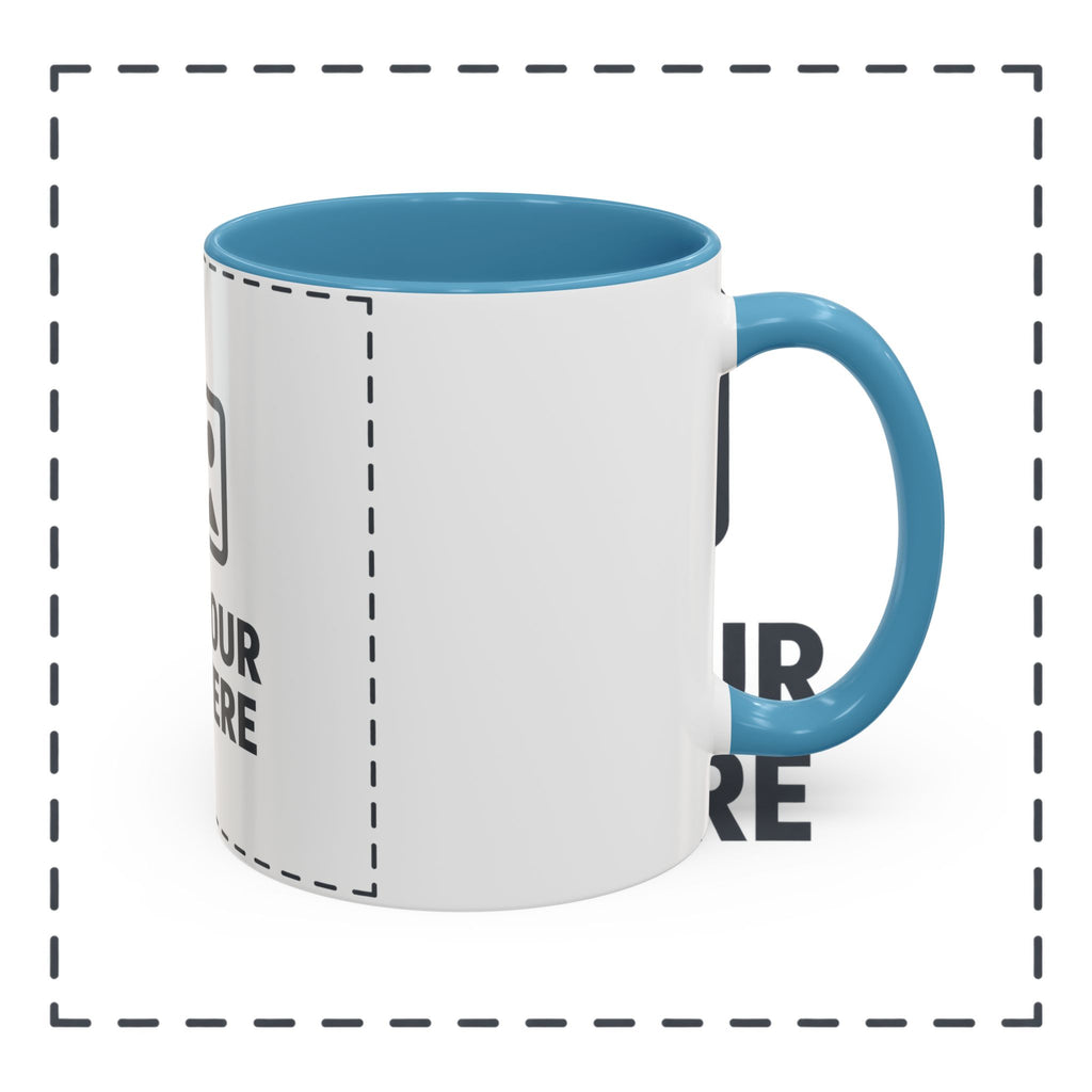 Custom Accent Coffee Mug — Personalized Photo & Text Design (11/15oz)