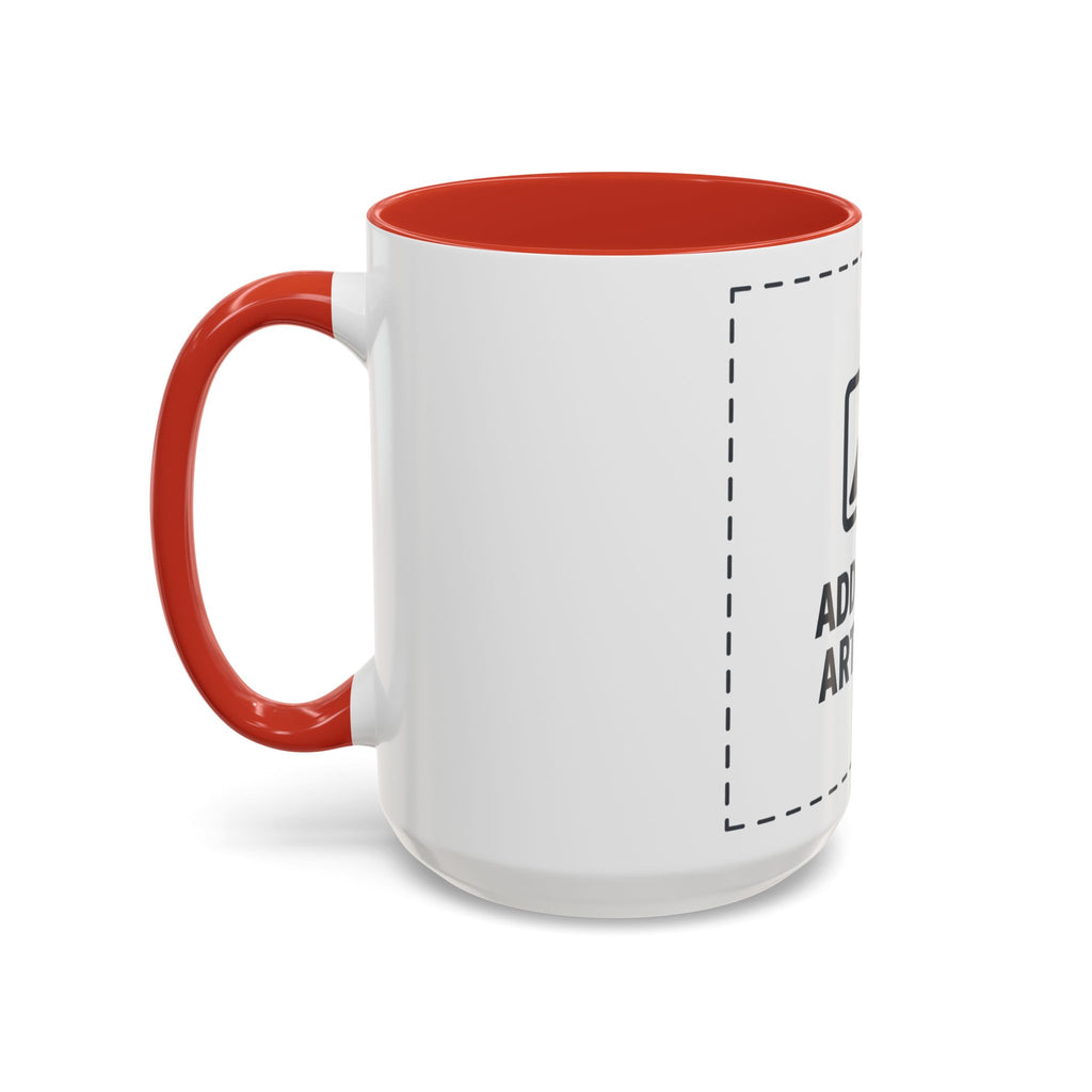 Custom Accent Coffee Mug — Personalized Photo & Text Design (11/15oz)