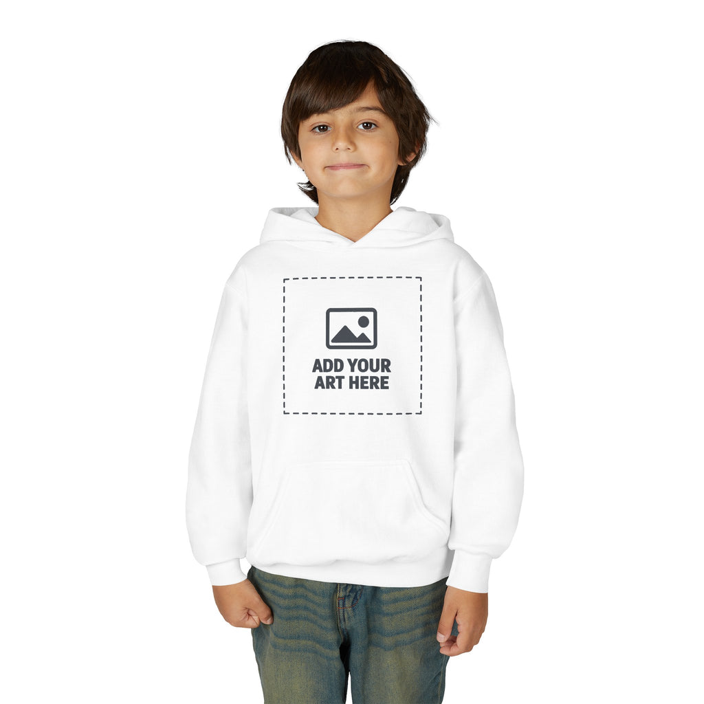 Youth Customizable Hoodie - Add Your Art Here Print