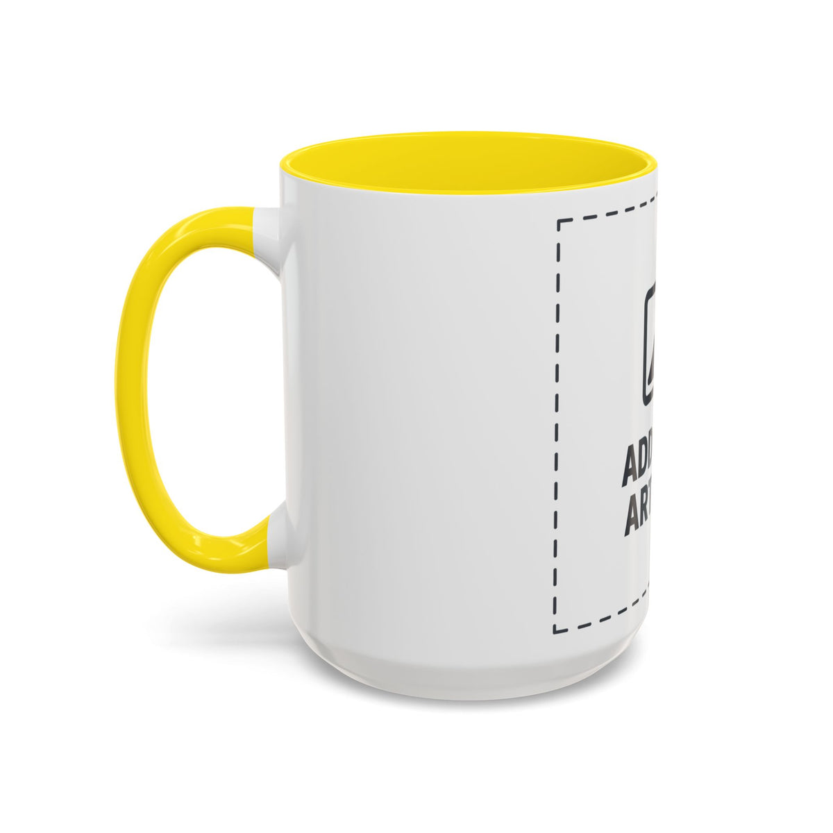 Custom Accent Coffee Mug — Personalized Photo & Text Design (11/15oz)