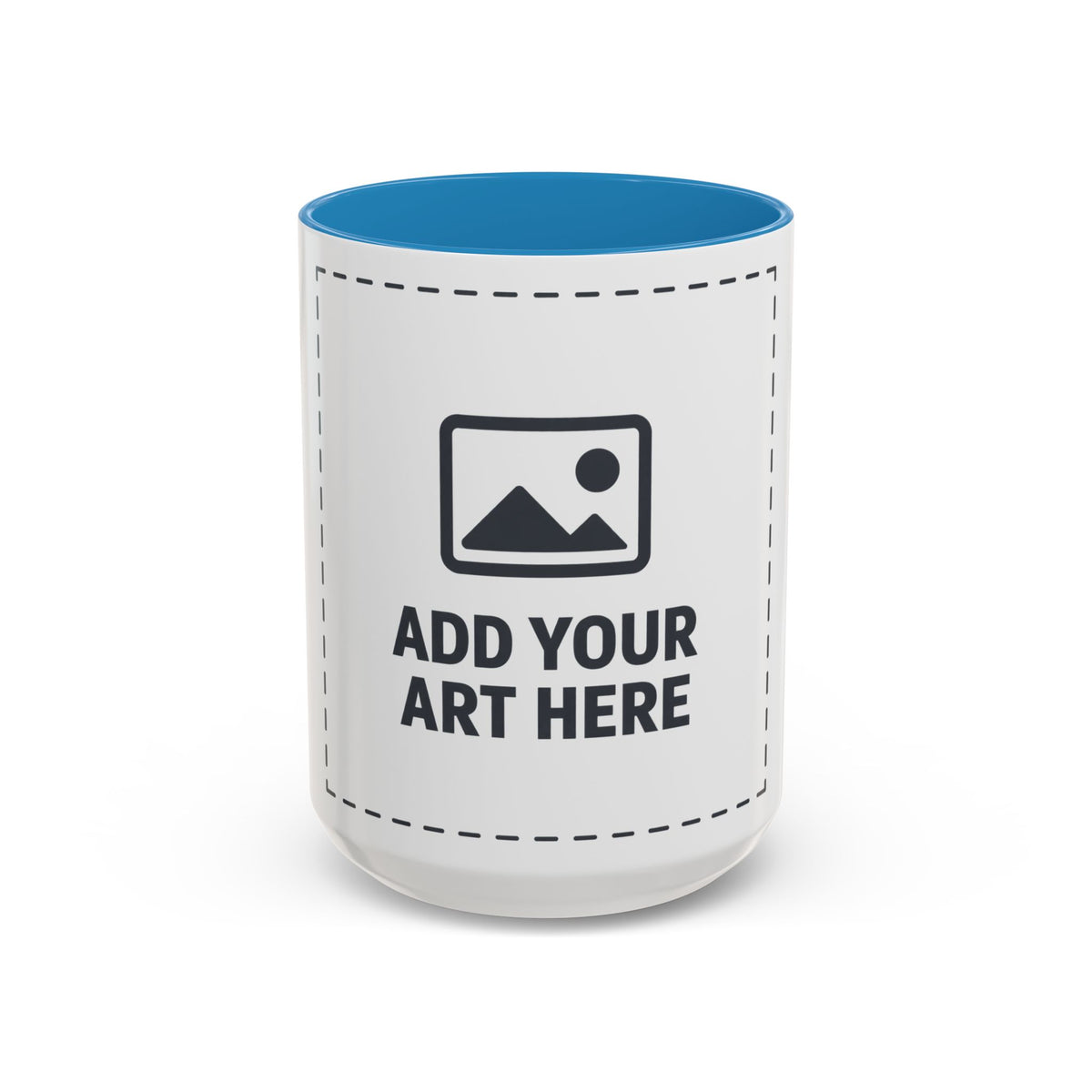 Custom Accent Coffee Mug — Personalized Photo & Text Design (11/15oz)