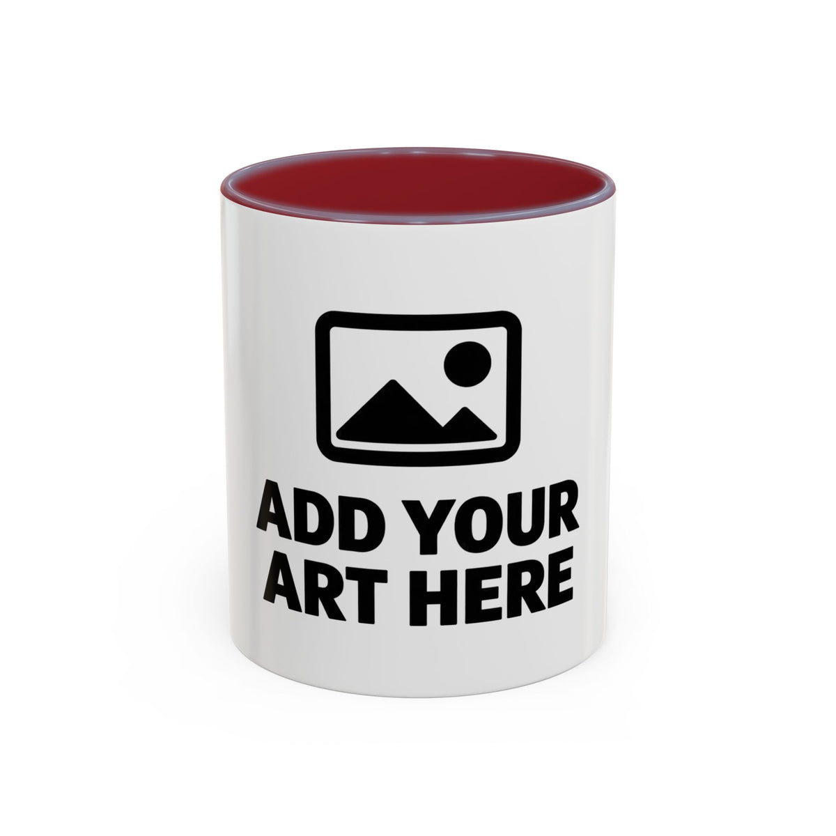 Custom Accent Coffee Mug — Personalized Photo & Text Design (11/15oz)