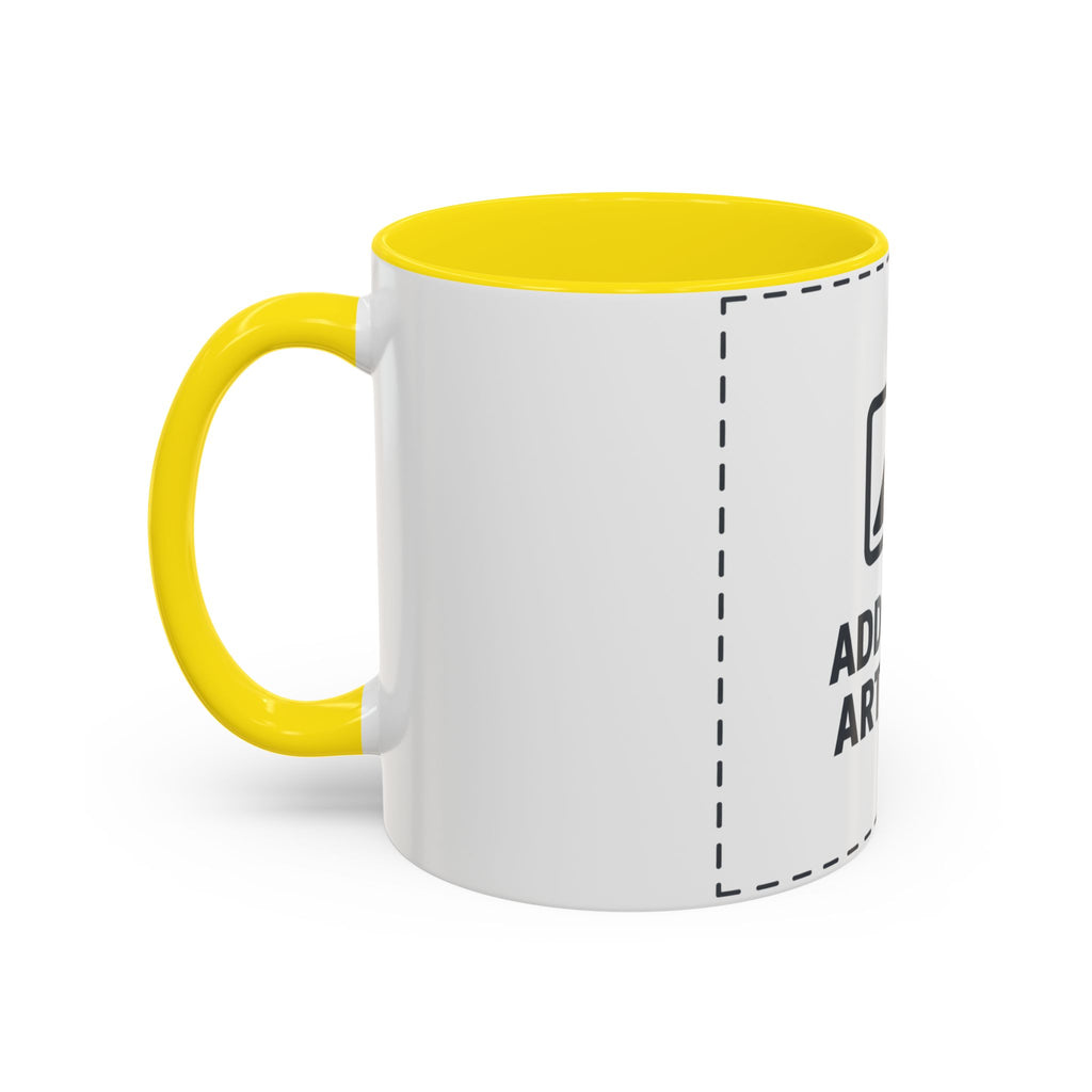 Custom Accent Coffee Mug — Personalized Photo & Text Design (11/15oz)