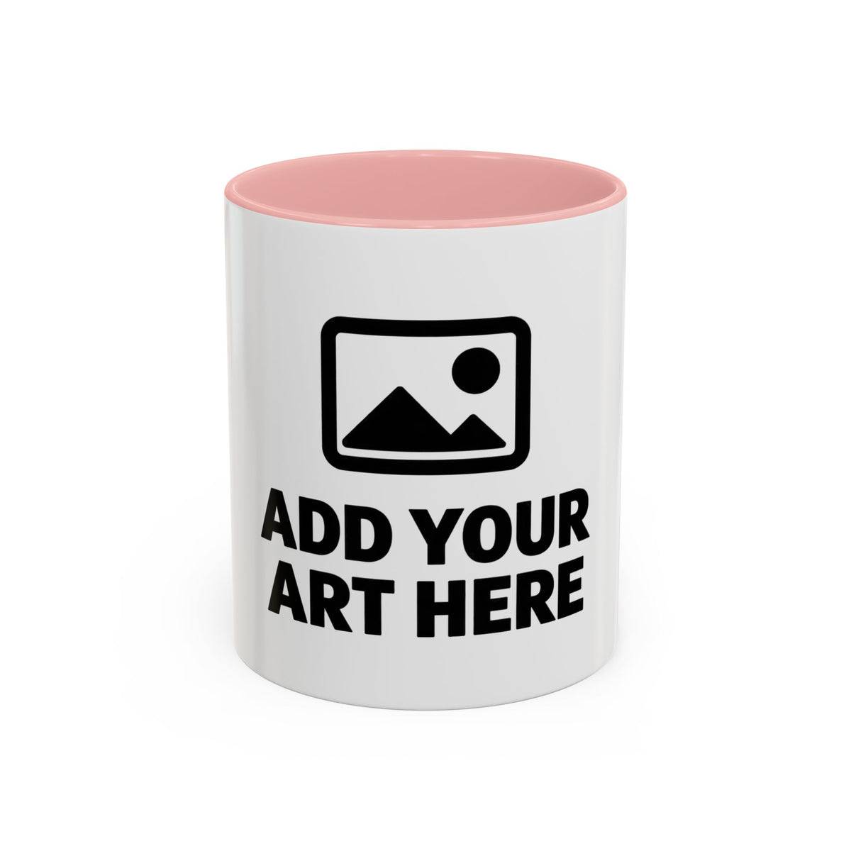 Custom Accent Coffee Mug — Personalized Photo & Text Design (11/15oz)