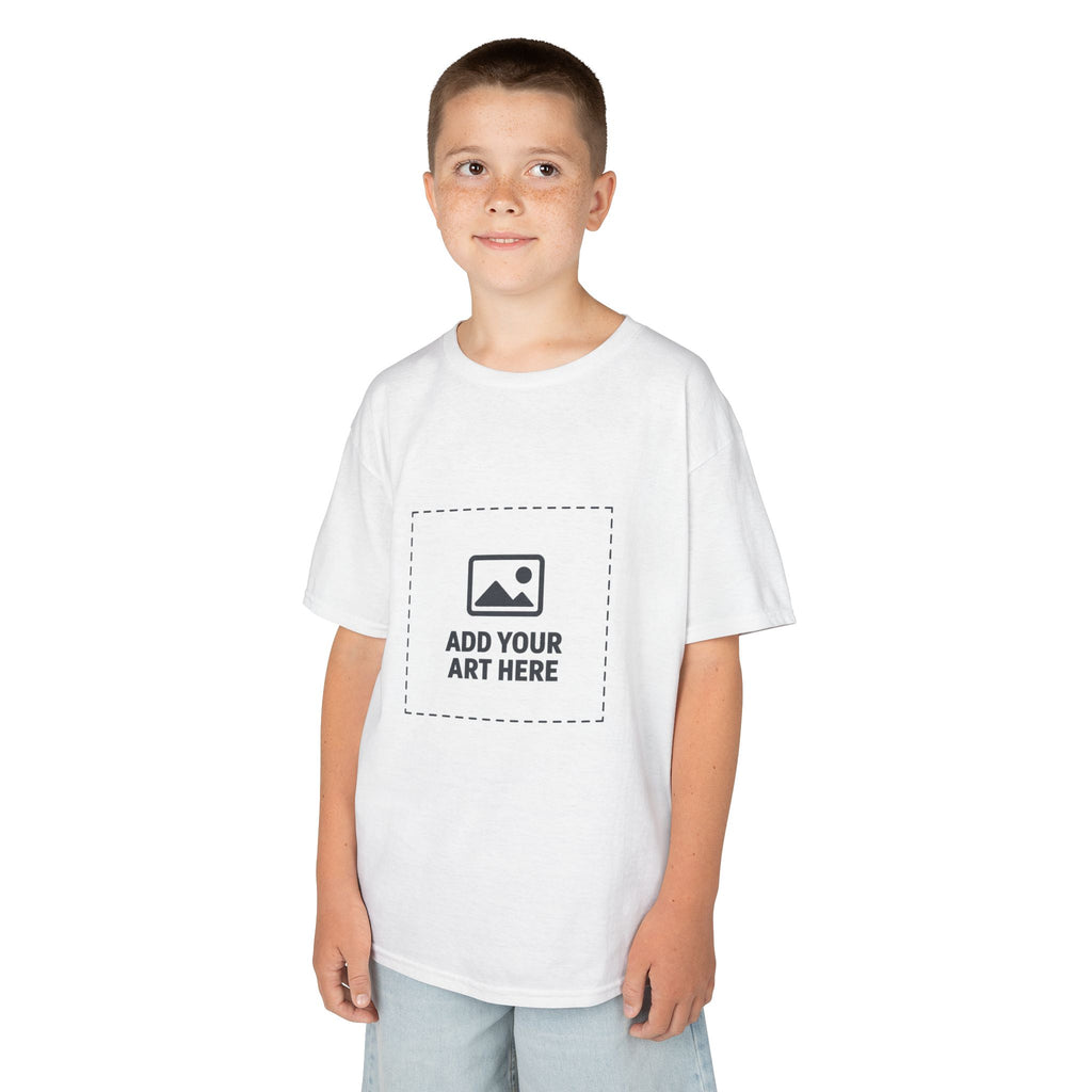 Kids Graphic Tee — Customizable Add Your Art Here Design