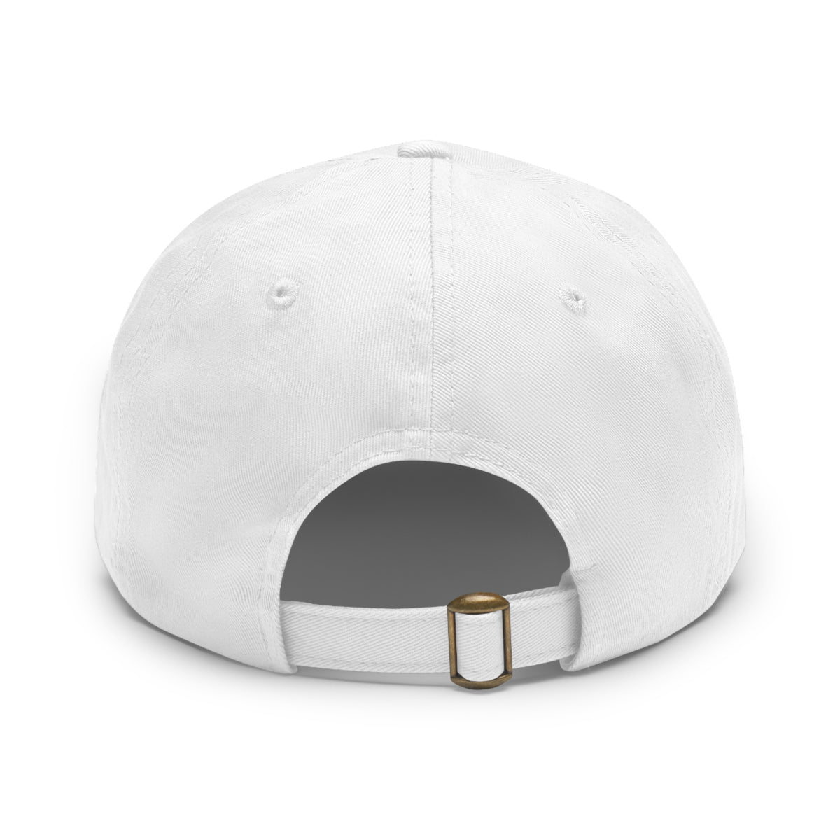 Dad Hat with Custom Leather Patch