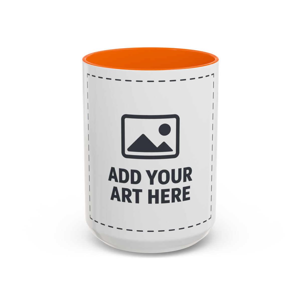 Custom Accent Coffee Mug — Personalized Photo & Text Design (11/15oz)