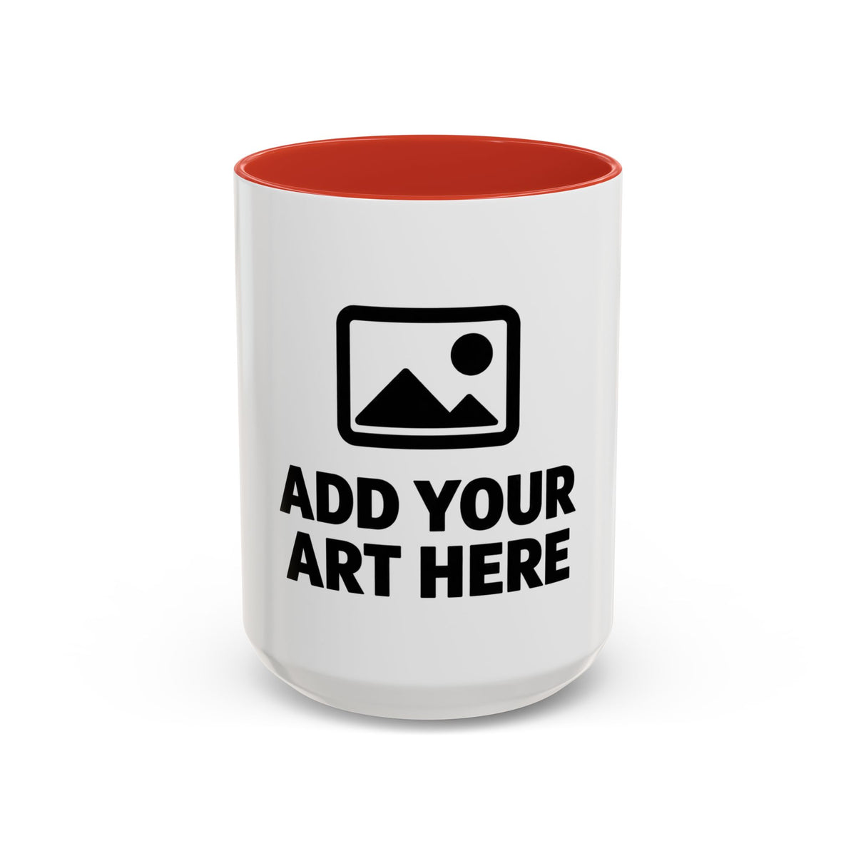 Custom Accent Coffee Mug — Personalized Photo & Text Design (11/15oz)