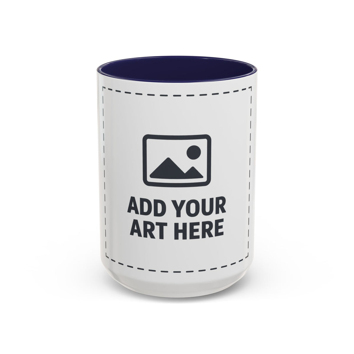 Custom Accent Coffee Mug — Personalized Photo & Text Design (11/15oz)