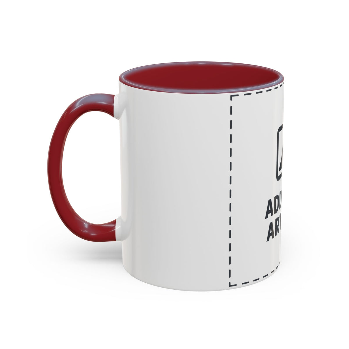 Custom Accent Coffee Mug — Personalized Photo & Text Design (11/15oz)