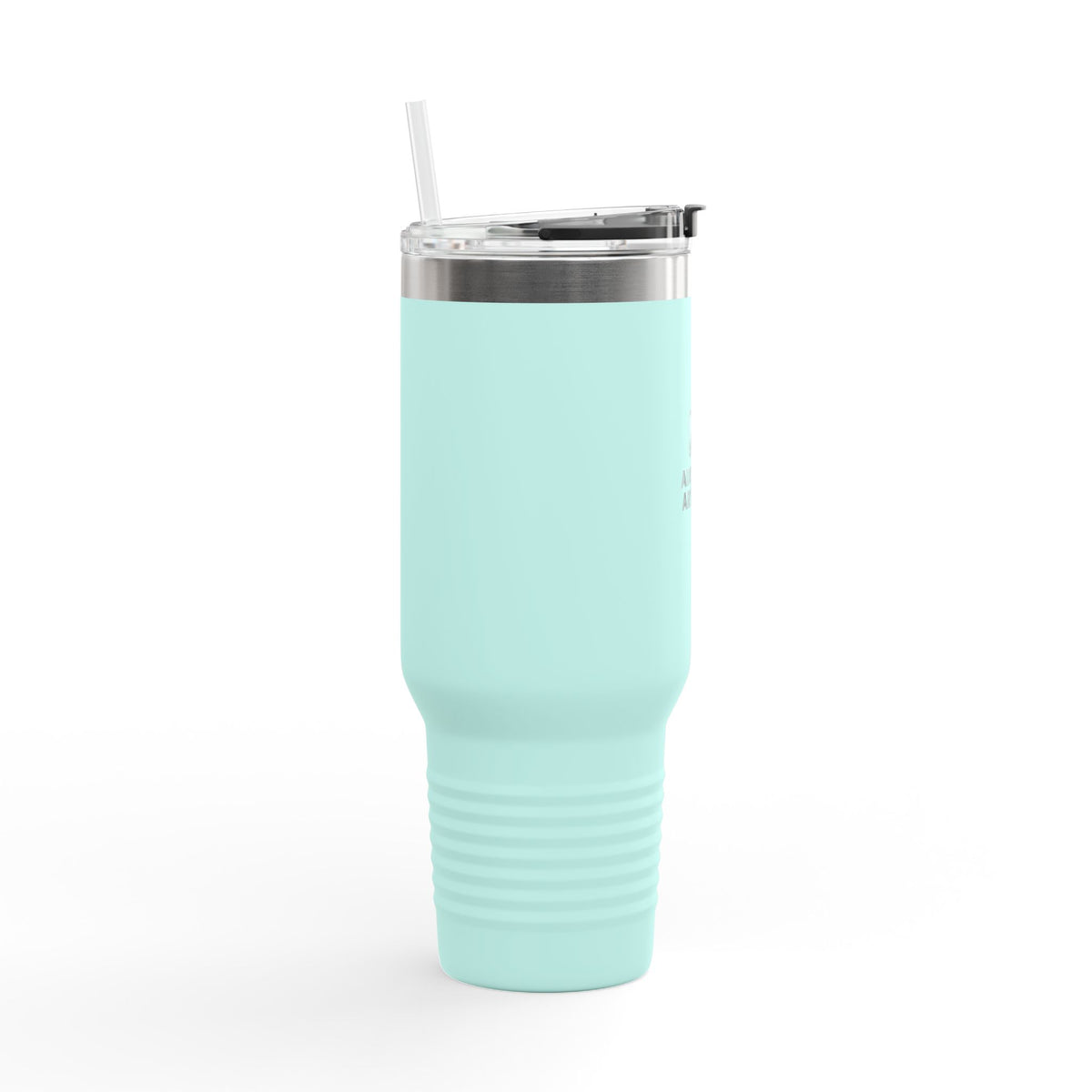 40oz Insulated Travel Mug with Handle — Customizable Double-Wall Tumbler