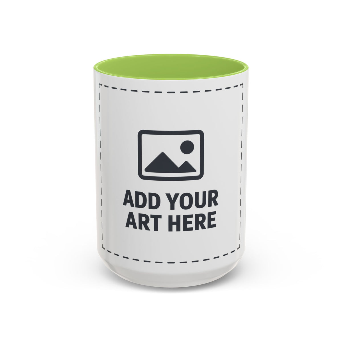 Custom Accent Coffee Mug — Personalized Photo & Text Design (11/15oz)