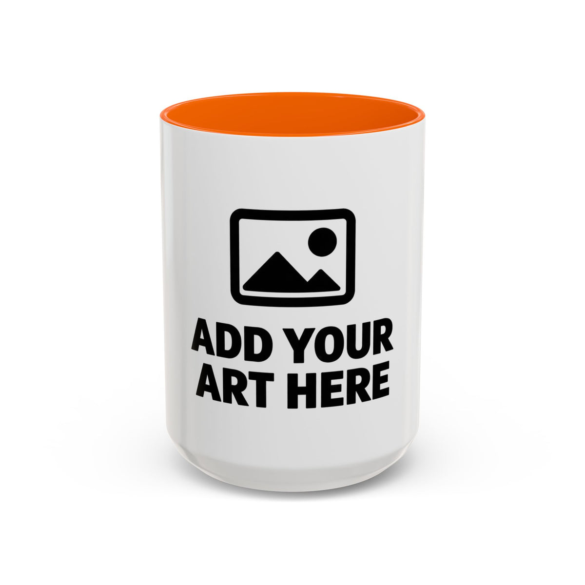 Custom Accent Coffee Mug — Personalized Photo & Text Design (11/15oz)