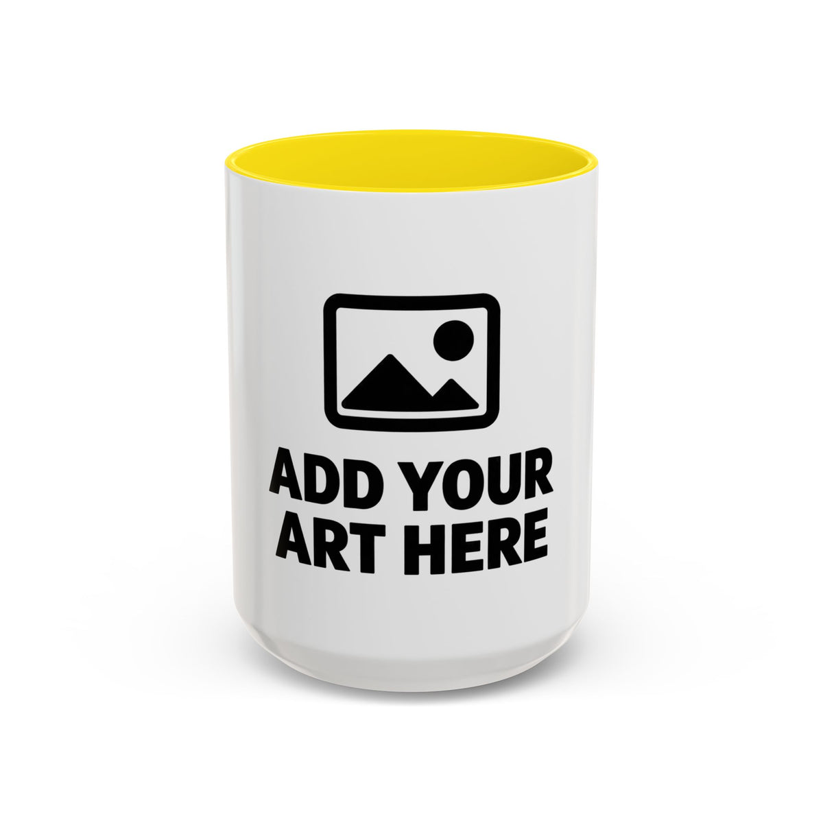 Custom Accent Coffee Mug — Personalized Photo & Text Design (11/15oz)