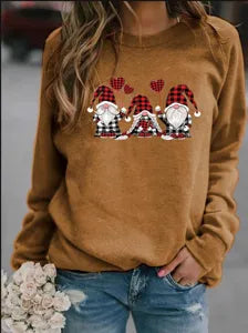 Christmas Gnome Fleece-Lined Sweatshirt