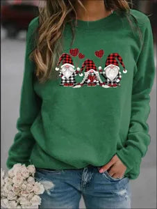Christmas Gnome Fleece-Lined Sweatshirt